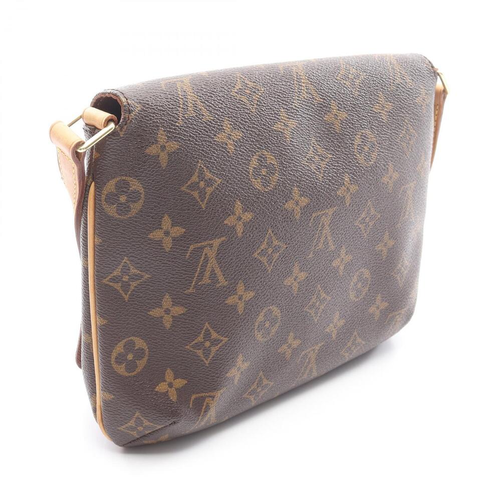 Louis Vuitton Musette Tango Short Strap Shoulder Bag Brown